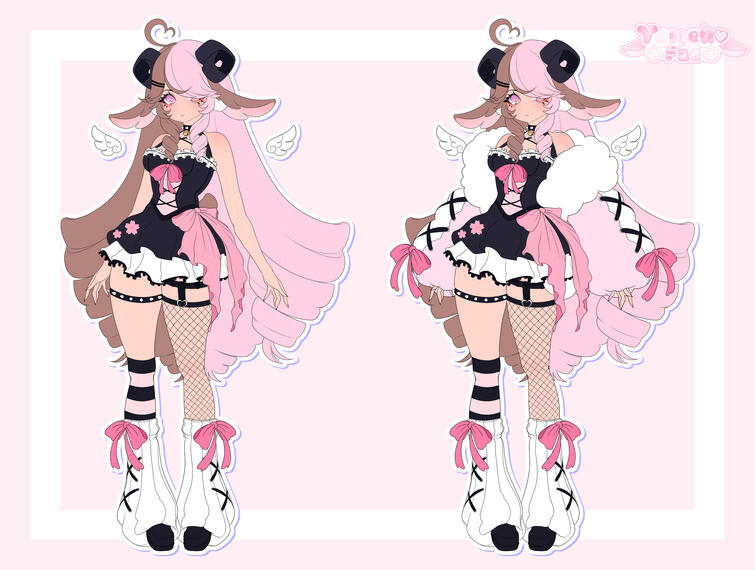 Reference Sheet by @yumekofae Reference Sheet by @yumekofae